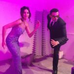 Shibani Dandekar Instagram - This is what co hosting with this guy is like! #cyrussahukar love him! #whatanutter #WhatAreWeDoing #HeMadeMe