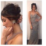 Shibani Dandekar Instagram - repost by @nellywadia ..,,hosting tonight in this! Styled my girl @chandnisareen assisted by my other girl @nellywadia wearing the fabulous @falgunipeacock jewels by @minerali_store thank you ladies! Much love! ❤️