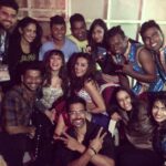 Shibani Dandekar Instagram - To the crew who made it all happen tonight! Love my kids! #smashedit 👊
