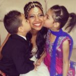 Shibani Dandekar Instagram - My beautiful bestie on her special day with my gorgeous god daughter #iman and handsome little youssef ❤️ you jessi wish I could have been there #soulsister #myrideordie #cuddles