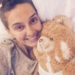 Shibani Dandekar Instagram - Mr Ted my ride or die since I was 7! No one has my back like this guy does! 👊❤️ #heisalittlebustedbutilovehimanyway