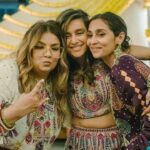 Shibani Dandekar Instagram - Two of best friends, my sisters, my protectors, my lifers, threw me the most incredible mehendi! I felt the love and energy hard in the room that night! For standing by me through my wedding and through my life @payalsinghal @nehalikotian the love is beyond deep! You both have wanted this for me for as long as I know so I guess your dreams came true! No words to describe your love and loyalty, only happy tears 💜❤️ thank you for this! I’ll cherish the memory forever! The ultimate boho mehendi outfit designed my love @payalsinghal Styled by my girl @khyatibusa jewerly by @amrapalijewels Makeup by @inherchair Hair by @reenaduttahairstylist Assisted by @azima_toppo The boho decor dream put by @thedramaqueen2012 amazing food by @lekitchen_catering photos @sam_and_ekta ❤️