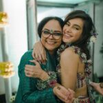 Shibani Dandekar Instagram - Two of best friends, my sisters, my protectors, my lifers, threw me the most incredible mehendi! I felt the love and energy hard in the room that night! For standing by me through my wedding and through my life @payalsinghal @nehalikotian the love is beyond deep! You both have wanted this for me for as long as I know so I guess your dreams came true! No words to describe your love and loyalty, only happy tears 💜❤️ thank you for this! I’ll cherish the memory forever! The ultimate boho mehendi outfit designed my love @payalsinghal Styled by my girl @khyatibusa jewerly by @amrapalijewels Makeup by @inherchair Hair by @reenaduttahairstylist Assisted by @azima_toppo The boho decor dream put by @thedramaqueen2012 amazing food by @lekitchen_catering photos @sam_and_ekta ❤️
