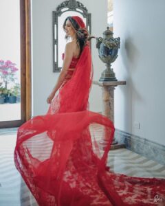 Shibani Dandekar Instagram - Mr & Mrs 💃🏾❤️ 

My DREAM wedding dress by  @jade_bymk designed by @shaleenanathani X @monicashah1207 ( love you guys this dress is everything!!!!!)
Styled by my girl @shaleenanathani 

Assisted by @kajalpatil_04 
Earrings @goenkaindia @amigoscommunications 

Makeup by @inherchair 
Hair by @reenaduttahairstylist 
Assisted by @azima_toppo 

photos @sam_and_ekta ❤️
decor by @altair_decor 
wedding by @shaadisquad