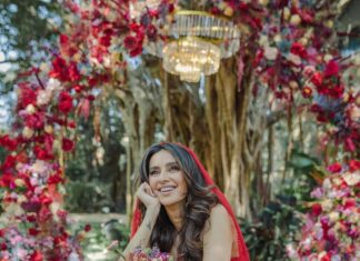 Shibani Dandekar Instagram - Mr & Mrs 💃🏾❤️ My DREAM wedding dress by @jade_bymk designed by @shaleenanathani X @monicashah1207 ( love you guys this dress is everything!!!!!) Styled by my girl @shaleenanathani Assisted by @kajalpatil_04 Earrings @goenkaindia @amigoscommunications Makeup by @inherchair Hair by @reenaduttahairstylist Assisted by @azima_toppo photos @sam_and_ekta ❤️ decor by @altair_decor wedding by @shaadisquad