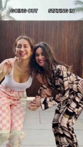 Shibani Dandekar Instagram - Sister Sister 👯‍♀️ ft. @vjanusha #sisterlove #sistersquad #reelitin #reelkarofeelkaro #reeltrending #reelstrending