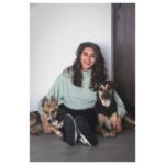Shibani Dandekar Instagram - Anything is paw-sible with a dog by your side.🐾 #thatbrowngirl #loveofmylife #pawsome #dogmom #doglove #goodvibesonly
