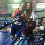 Shibani Dandekar Instagram - Watching your journey so closely has been nothing short of a privilege. You went to unimaginable lengths to get into the skin of the character, you didn’t give up till you found his authentic voice, you took your mind to the darkest of places, and you tested your body every single day. There was blood, sweat, punches, literal blows but you hit back with persistence, endurance, grit, resilience. Slowly the lines blurred and you literally morphed into AJJU BHAI aka AZIZ ALI BOXER! Today, on your big day, I want you to know that I am sending you all my love. And I cant wait for the world to witness the magic of Toofan. Proud of you Farhan! Todun Tak! @faroutakhtar Love you ❤️