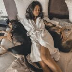 Shibani Dandekar Instagram - Can’t imagine my life without my babies.. my whole world! Thank you for lighting up my life #JimandTy 🤍🖤 mama love you x
