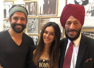 Shibani Dandekar Instagram - One of the greatest memories I have is meeting Milkha ji and his lovely family (just the one time) and eating aloo parathas with lots of butter (of course) in his home. He told us stories from his days… and what incredible stories they were … the journey of a man with tremendous courage, fighting spirit, and perseverance. Through all the hardship he never lost the qualities that made him such a great human and I found myself instantly drawn to him.. I loved him immediately.He had such a warm heart, was such a gentle soul and had this way of lighting up a room with his infectious energy. He really is the true champion that this country knows him as but I learnt that he is also one of the kindest people this world has ever had ..there will never be another like you Milkha ji .. will miss your beautiful laugh .. hope you are dancing in the clouds with Nirmal aunty .. you will both greatly missed ❤️ Love you