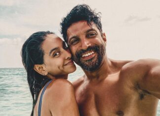 Shibani Dandekar Instagram - To the love of my life, my best friend, my ludo partner ... wouldn’t know how to be on this journey without you... lucky to have you holding my hand and watching my back through it all .. you are a beautifully talented genius of an artist and the most incredible human I have known .. thank you for being all mine .. happy birthday my Foo 🤍@faroutakhtar