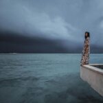 Shibani Dandekar Instagram - ‘Half looking forward, half look back through the rearview mirror of time’ #throwback always wearing @payalsinghal 🧿 shot on #shotoniphone #iphone12 #nightmode @apple