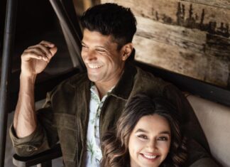 Shibani Dandekar Instagram - 730 not out 🏏 @faroutakhtar #partnership photo by @errikosandreouphoto stylist @pashamalwani makeup @mallikajolly hair @azima_toppo