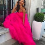 Shibani Dandekar Instagram - CANDY FLOSS 👅 thank you thank you thank you @shehlaakhan for this custom piece! styled by my rock @khyatibusa makeup by my girl @ashreyaa jewels by @outhousejewellery @curiocottagejewelry