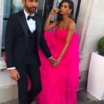 Shibani Dandekar Instagram - @faroutakhtar 🍭 thank you thank you @shehlaakhan styled by @khyatibusa hair and makeup by @ashreyaa jewels by @outhousejewellery @curiocottagejewelry