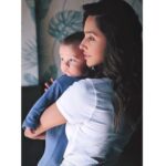 Shibani Dandekar Instagram - Bodes + Shibs .. coolest squad ever #youcanthangwithus 👶🏼👩🏽 @bodhi.rye #thatbrowngirl