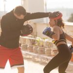 Shibani Dandekar Instagram - 👊🏽 #Repost @drewnealpt #BodyByDrewNeal ・・・ Awesome action shots of a recent training session with @shibanidandekar and @faroutakhtar shot for @vogueindia Pic credit @abheetgidwani Link to the full interview is in my bio #training #boxing #fighting #exercising #interview #article #vogue #toofan #bollywood #health #fitness #punch #box #sparring #padwork #skipping #india #mumbai #coach #dreanealpt #trainer