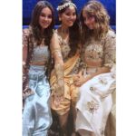Shibani Dandekar Instagram - Our baby goose is getting hitched today! Wishing you so much magic and laughter my @apekshadandekar @imabhishek22 is a sweetheart !! Total dude..love my new brother and i’m sure that together you will make a wonderful life for yourselves! So blessed to have such a beautiful soul as a baby sister and so proud of the woman you are! Have the best day ever Mrs (soon to be) Sharma ❤️ but forever our little monster! Love you to the moon and back! @vjanusha @sulabha.dandekar PS. All 3 girls are in PS!! @payalsinghal haha 🌸 #PSgirlsAreTheHappiestGirls jewels on 3 by @azotiique 🎱