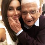 Shibani Dandekar Instagram - This year this guy turned 100!! Such an epic milestone for such a wonderful man .. one that brought light to some of my darkest days! A true example of what it means to live life to the fullest! #100notout love you Ajoba! Thank you for the life lessons and for holding my hand without even realising it! Celebrating you always.. Happy 2019 🎂🍾 🥂