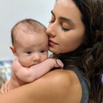 Shibani Dandekar Instagram - Bodhi Rye Cheung you have stolen my heart!! Let’s also talk about those chunky cute thighs of yours!! so delicious @bodhi.rye 👶🏽 💜