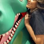 Shibani Dandekar Instagram - Met the cutest brand mascot, Rexy the @coach Dino who’s made her way to India for the first ever time for the festive season !!🦖🧨 Head to your nearest @coach store today to meet her and explore the latest collections to pick up Diwali gifts for your loved ones.✨🎁 Or shop the most celebrated styles online exclusively on @ajioluxe @reliancebrandsltd @jioworlddrive #CoachDiwali
