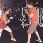 Shibani Dandekar Instagram - My current mood... actually this is my mood for the week! If you see me.. RUN 🏃🏽‍♀️👊🏽😉 @gwendaboulle Vincent Boulle I miss smacking the crap outta ya! 😂 come back let’s go a few rounds 🙌🏽