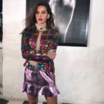 Shibani Dandekar Instagram - Let’s beast the F outta this week! @arthmumbai styled by @khyatibusa assisted by @arpita.kc makeup by @anishaachhabriamakeup hair by @azima_toppo wearing @redempress.label @dhruvkapoor @valliyan @luluandskyofficial