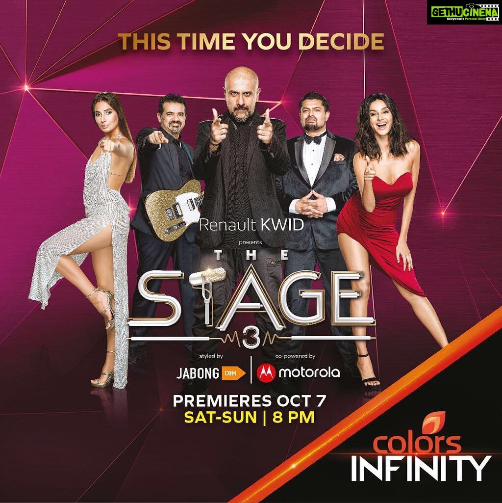 Shibani Dandekar Instagram - THIS TIME YOU DECIDE! Season 3 of #TheStage is back and bigger than ever as this year we introduce audience live voting giving you the opportunity to have a say along with our judges @vishaldadlani1 @monicadogra @ehsaan @devsanyal Premieres October 7th 8pm!!