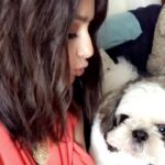 Shibani Dandekar Instagram – so much love for you monkey 🐶 #monster thanks for getting all up in my face and growling when I asked for kisses 🙄💋