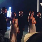 Shibani Dandekar Instagram – Back with my crew for the 3rd season of #TheStage @monicadogra @vishaldadlani1 @devsanyal @ehsaan @colorsinfinitytv 🖤