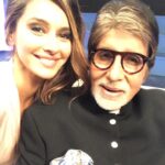 Shibani Dandekar Instagram – When you work with this #LEGEND and he asks you why you aren’t doing the #IPL 😱☺️❤️Was a real honour to work with such a cool, intelligent, witty and legendary  artist! Such intriguing insightful conversations! What a fascinating person he is! Loved! #amitabhbachchan