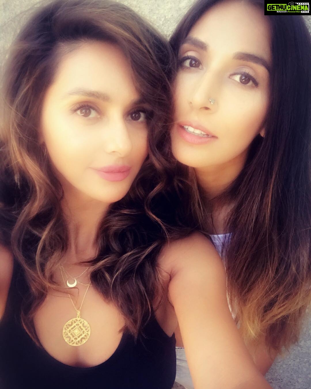 Shibani Dandekar Instagram - All I need in this life of sin is me and my girlfriend.. down the ride to the very end #DMoney #thatbrowngirl #bestfriend #shegotme 👯♂️ @monicadogra #mymainb
