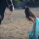 Shibani Dandekar Instagram - Reign of Gaia - Papa Don't Preach Bridal Couture 2017 @papadontpreachbyshubhika film shot and edited by @tanaykandpal photographer @gauravsawn makeup @inherchair hair @azima_toppo 🖤🙌🏽🐴