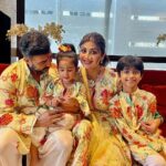 Shilpa Shetty Instagram - Life’s greatest blessing .. Family ♥️🧿♥️ #us #familia #blessing #gratitude #love #unconditional