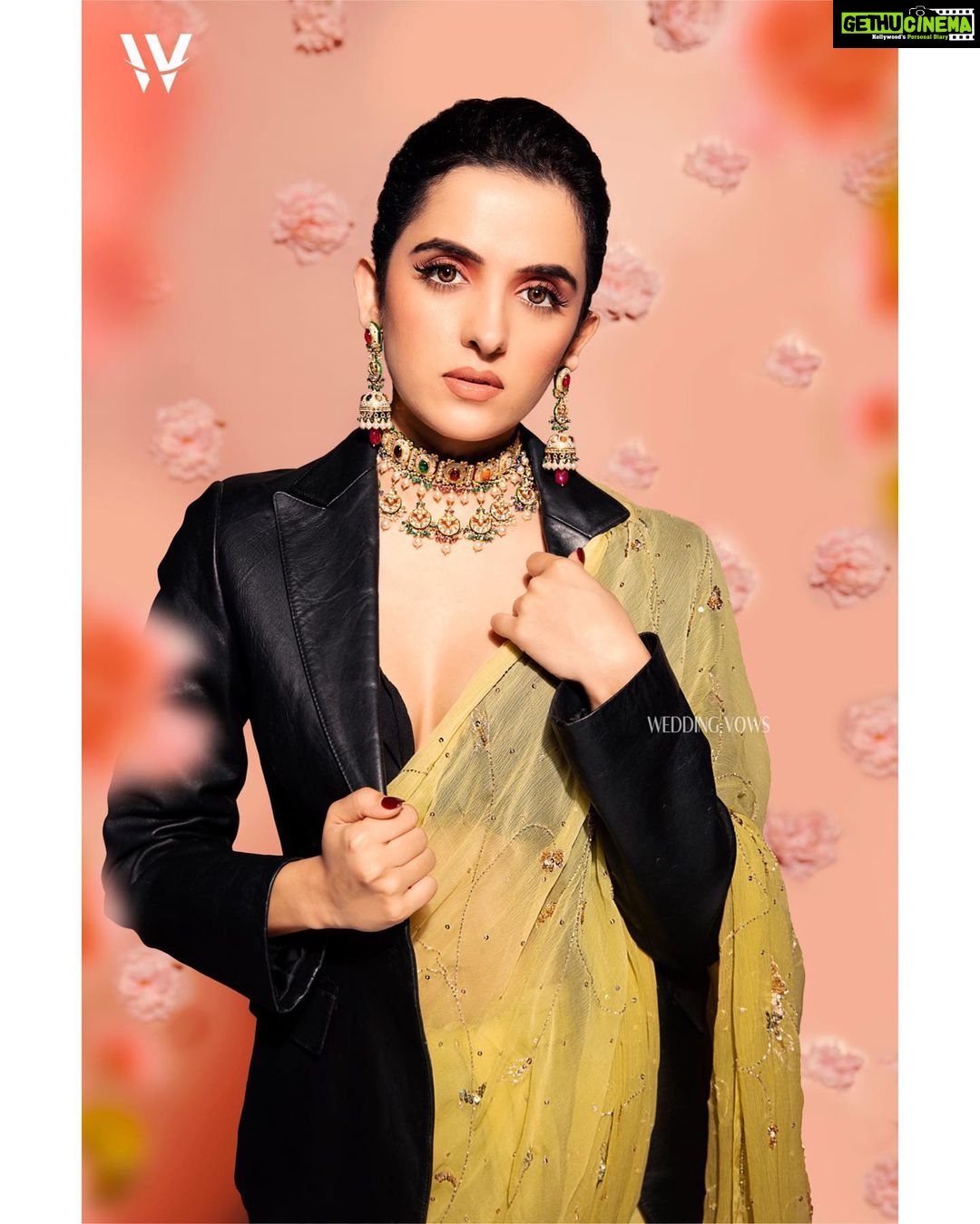 Shirley Setia Instagram - Cover girl for @weddingvows.in 💛 Only she can wrap six yards of fabric in a way that covers enough to make her look modest yet bare enough to make her look sexy! Presenting @shirleysetia on our May-July Cover.. WV CEO: @itsme_daksh Stylist: @sshorewala Photographer: @siidhartha Cinematographer: @sliceoflifepictures, @sooraj0405 Hair & Make Up: @muatriveni Location: @jadebanquets Outfit: @yuvti_by_bhupendra_singh Jewellery:@aisshprajewels Drapist: @vaibhav7official Styling Assistant: @thestylerobe Make Up Assistant: @makeup_artist_nitya Decor Partner: @dream_organizers_45 Celebrity PR: @communiquefilmpr Team WV: @farvi_wadhwa, @salonimhamane #weddingmagazine #shirleysetia #bridalmagazine #coverstory #wedding #weddingphotography #weddinginspiration #bride #weddingdress #bridetobe #weddingphotographer #weddingday #destinationwedding #engaged #weddinginspo #weddingplanning #weddingideas #weddings #bridalmagazine #weddingplanner #brides #bridal #weddingblog #weddinghair #instawedding #engagement #brideandgroom #bridalfashion