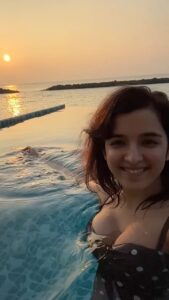 Shirley Setia Instagram - Missing the Maldivian sunset a lil 🫶🏻 #shirleysetia #shirleytravels