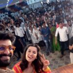Shirley Setia Instagram - Nellore thank you for all your love, and Audisankara Institute you guys were unbelievably amazing!! See you at the theatres on 23rd Sept for #KrishnaVrindaVihari 🌹 #KVV #KVVfromSept23rd @actorshaurya @shirleysetia @anishfilmy @saisriram.dop @sagarmahathi @iracreationsofficial @saregamatelugu