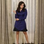 Shirley Setia Instagram - Promotions for Krishna Vrinda Vihari In theatres on 23rd September Photographer: @venkat_photography_hyd Makeup: @ravi_beauty_makeover Hair: @hair_by_masthan Outfit by @mellowdrama_official Earrings by @antarez.jewels Heels by @regalshoes.in Styled by @sayali_vidya