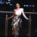 Shirley Setia Instagram - 🪩 Outfit @nikhilthampi @labelrsvp Earrings @mozaati Rings @rishirichjewels Heels @oceedeeshoes Styled by @sayali_vidya Assisted by @stylefilebysonali Shot by @venkat_photography_hyd #krishnavrindavihari promotions