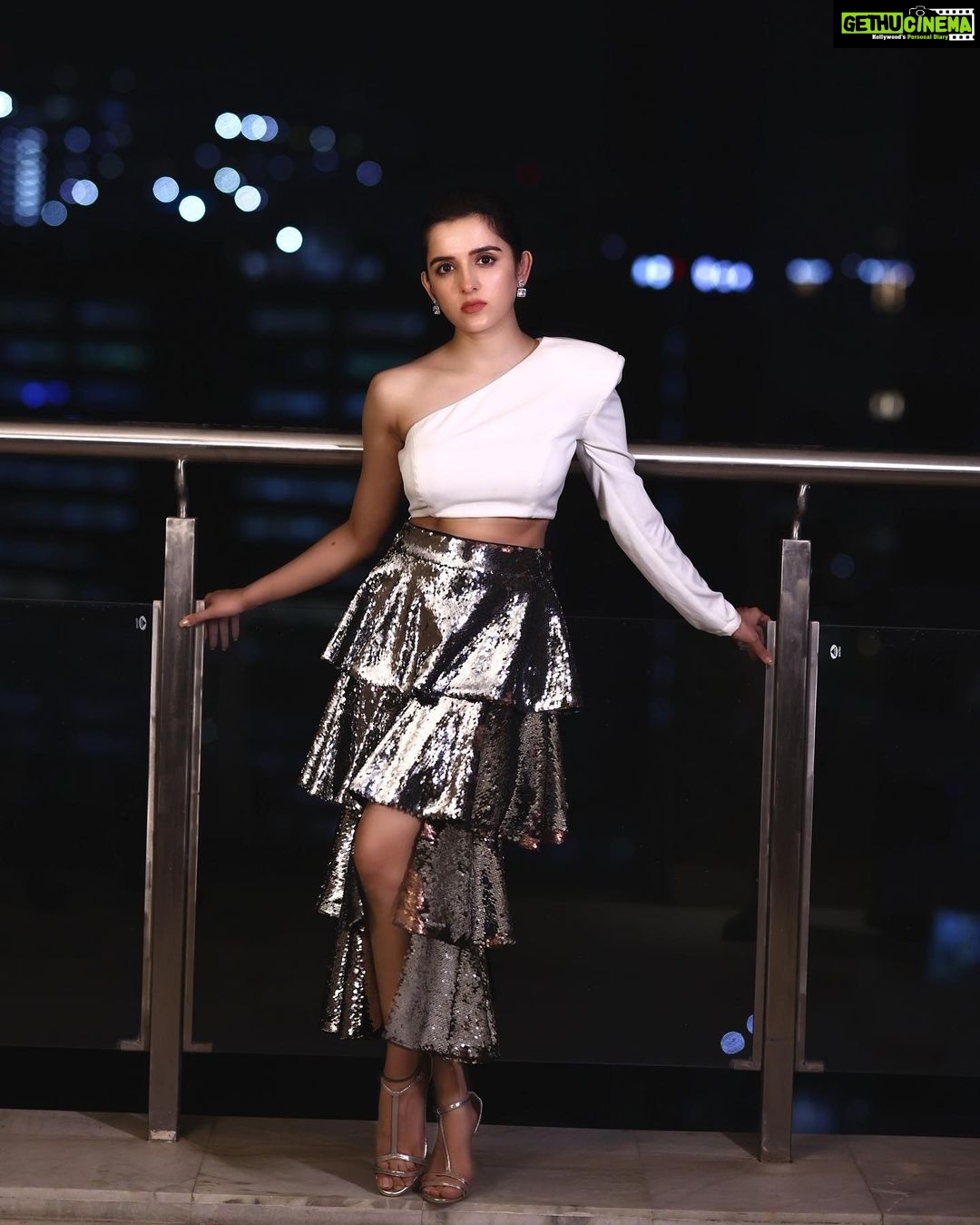 Shirley Setia Instagram - 🪩 Outfit @nikhilthampi @labelrsvp Earrings @mozaati Rings @rishirichjewels Heels @oceedeeshoes Styled by @sayali_vidya Assisted by @stylefilebysonali Shot by @venkat_photography_hyd #krishnavrindavihari promotions