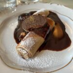 Shirley Setia Instagram - Brb. Gaining back some of the weight that I had lost 🙈 This is called the Gundel Pancake 🥞🍫 #ShirleyTravels #Budapest #travel #foodstagram #Hungary Budapest, Hungary