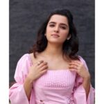 Shirley Setia Instagram - Ee kavulu paadani Ee kathalo raayani Andhaanne choosthunnaa 💗 #krishnavrindavihari promotions Outfit @selvagestory.co Jewellery @inezeofficial Heels @thealter.in Styled by @sayali_vidya Assisted by @stylefilebysonali Shot by @venkat_photography_hyd