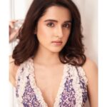 Shirley Setia Instagram - Fire in her heart; Sparkle in her eyes ✨ Outfit @shop_chio Styled by @sayali_vidya Hair by @hairbydrishya Makeup by @malcolm_m_fernandes Shot by @rohanpingle #shirleysetia