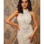 Shirley Setia Instagram - 🦢 Outfit @upgradebya Earrings @mozaati Heels @londonrag_in Styled by @akankshakawediastyle MUA @taskeen_c Hair @anila_hmua Photographer @thearge.in