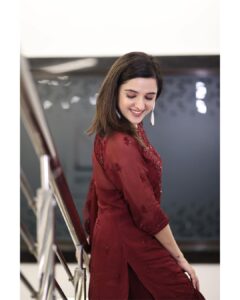 Shirley Setia Instagram - ✨✨ Book your tickets for #KrishnaVrindaVihari - link in bio Photographer: @venkat_photography_hyd Makeup: @ravi_beauty_makeover Hair: @hair_by_masthan Outfit by @labelpritikavora Earrings by @anayah_jewellery Styled by @sayali_vidya
