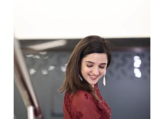 Shirley Setia Instagram - ✨✨ Book your tickets for #KrishnaVrindaVihari - link in bio Photographer: @venkat_photography_hyd Makeup: @ravi_beauty_makeover Hair: @hair_by_masthan Outfit by @labelpritikavora Earrings by @anayah_jewellery Styled by @sayali_vidya