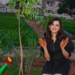 Shirley Setia Instagram - I've accepted #HaraHaiTohBharaHai #GreenIndiaChallenge and planted 3 saplings. 😇🌱 I further nominate @venkateshdaggubati garu , @rajkummar_rao sir, @TheShilpaShetty mam, & @abhimanyud to do the same! Let’s continue the chain.. great initiative by #MPSantoshKumar garu 😇😇