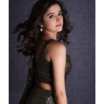 Shirley Setia Instagram - *Cue in* My Desi girl 🌹 For Pre Release of #KrishnaVrindaVihari Photographer: @venkat_photography_hyd Makeup: @ravi_beauty_makeover Hair: @hair_by_masthan Outfit by @kalkifashion Earrings by @mozaati Ring by @pichola.co Styled by @sayali_vidya #kvvfromsept23rd #shirleysetia