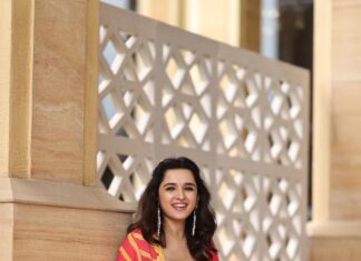 Shirley Setia Instagram - 🧡 Photographer: @venkat_photography_hyd Makeup: @ravi_beauty_makeover Hair: @hair_by_masthan Outfit @bhumikagrover Jewllery @anayah_jewellery Styled by @sayali_vidya