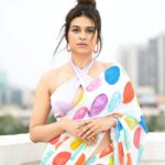 Shraddha Das Instagram – 🍬🍬🍬
Styled by @artbyavnee , @thewandermannequin , @ajmerashaili 
Saree : @houseofdeepthi 
Jewellery : @shayagrams 
Halter top : @oeuvrae 
Shot and edited by : @ekansh_katiyar 
Hair : @muskankhan_hair 

#quirky #saree #polkadots #shraddhadas Mumbai, Maharashtra